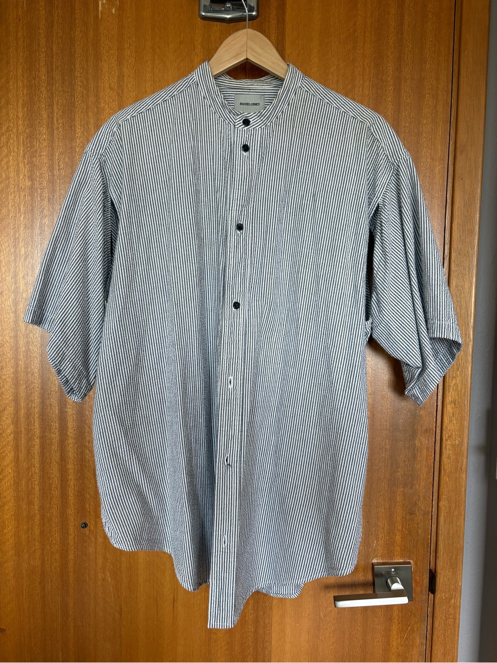 Fresh striped seersucker top